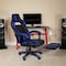Flash Furniture Black/Blue Reclining Gaming Chair with Footrest CH-00288-BL-GG - alternate 2